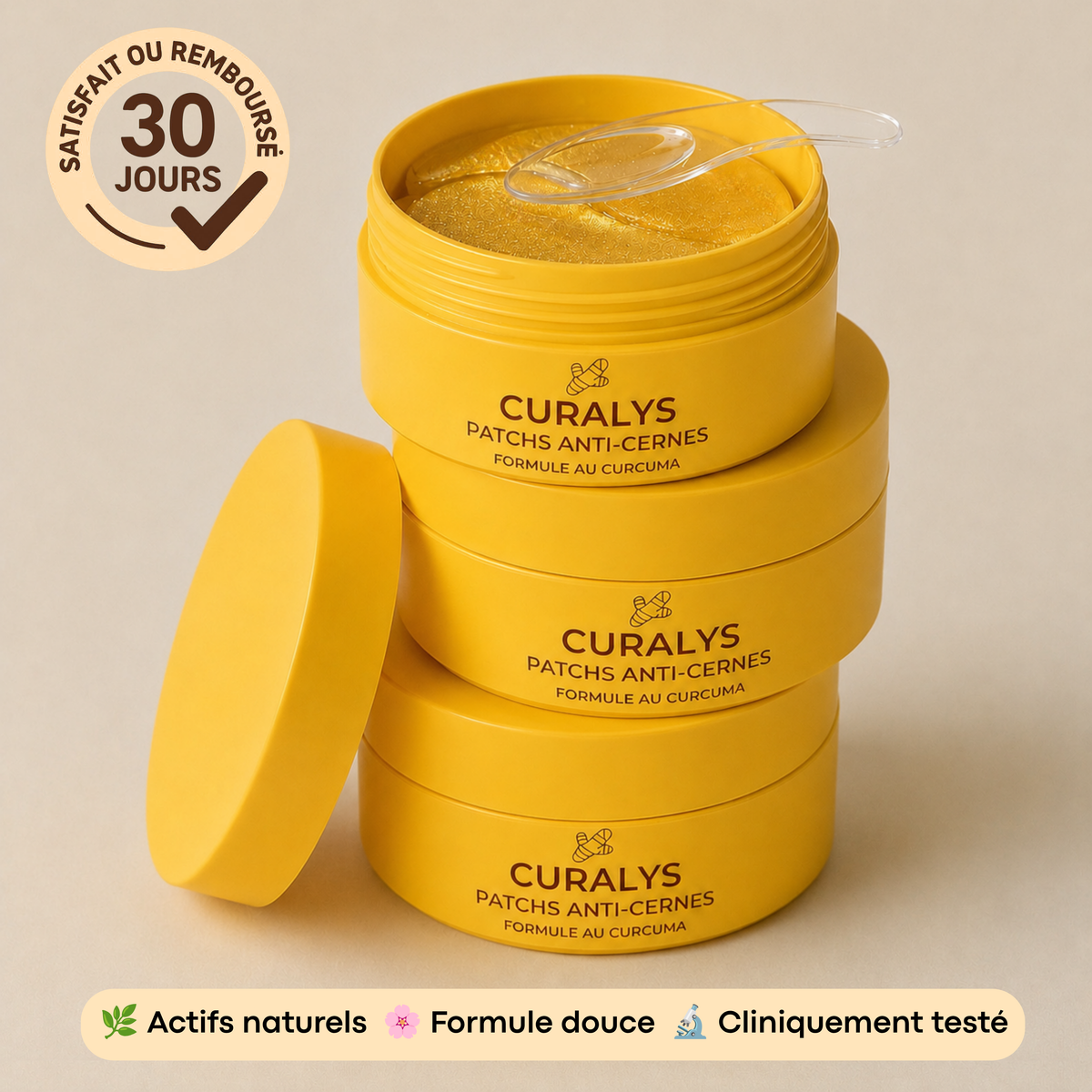 Patchs Anti-Cernes au curcuma