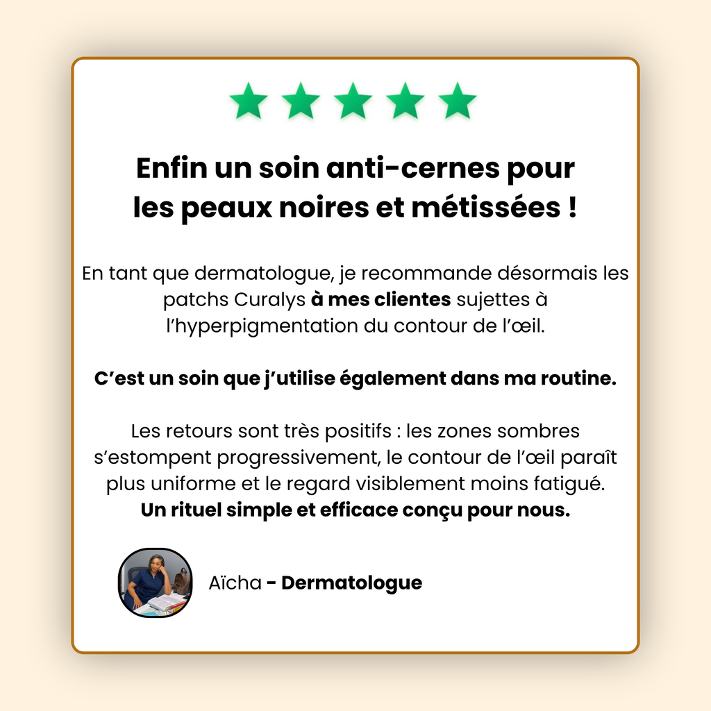 Patchs yeux au curcuma