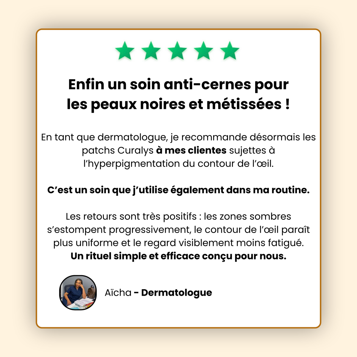 Patchs yeux au curcuma